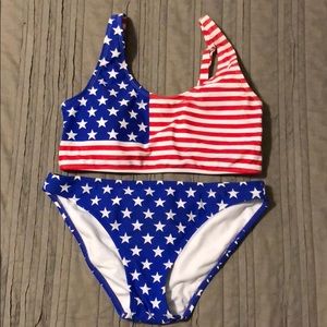 American Flag Bikini Set